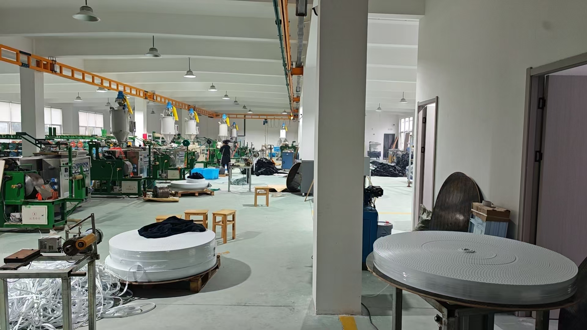 PU timing belt workshop at Kaihe